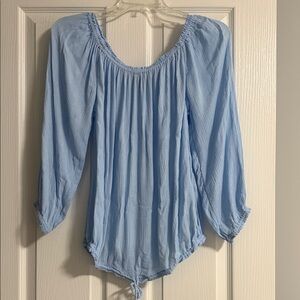 Tommy Hilfiger Sky Blue Women's Blouse